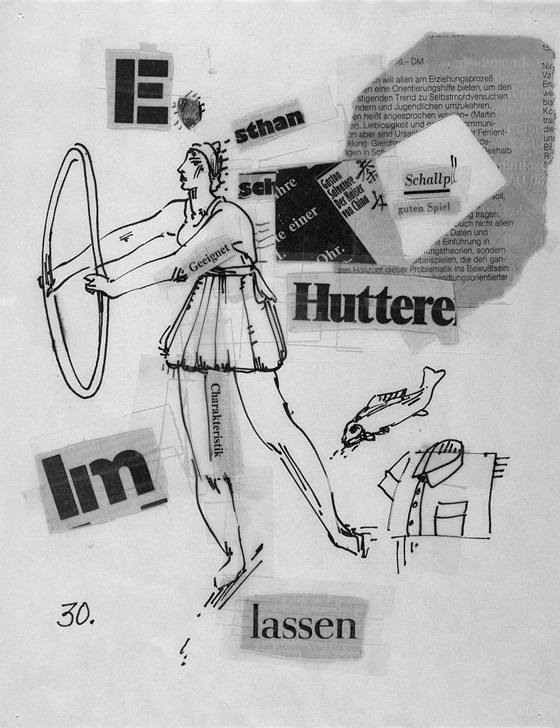 ZEIT-collages sheet 30 1980