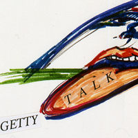 The Getty Talk, Titelblatt, 1991